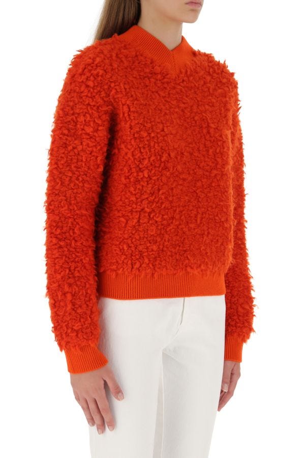 BOTTEGA VENETA | Red boucle sweater