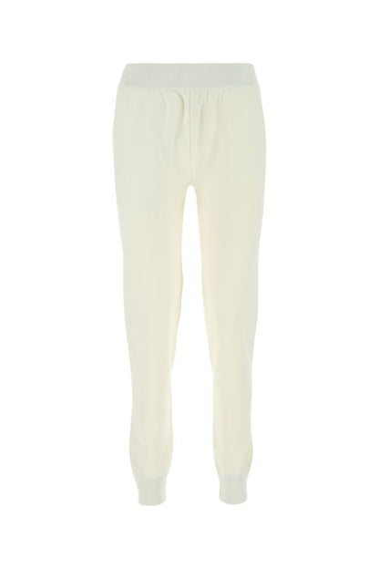 BOTTEGA VENETA | Ivory stretch wool blend joggers