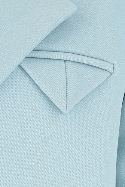 BOTTEGA VENETA | Pastel light-blue tricotine coat