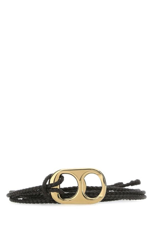 BOTTEGA VENETA | Dark brown leather belt