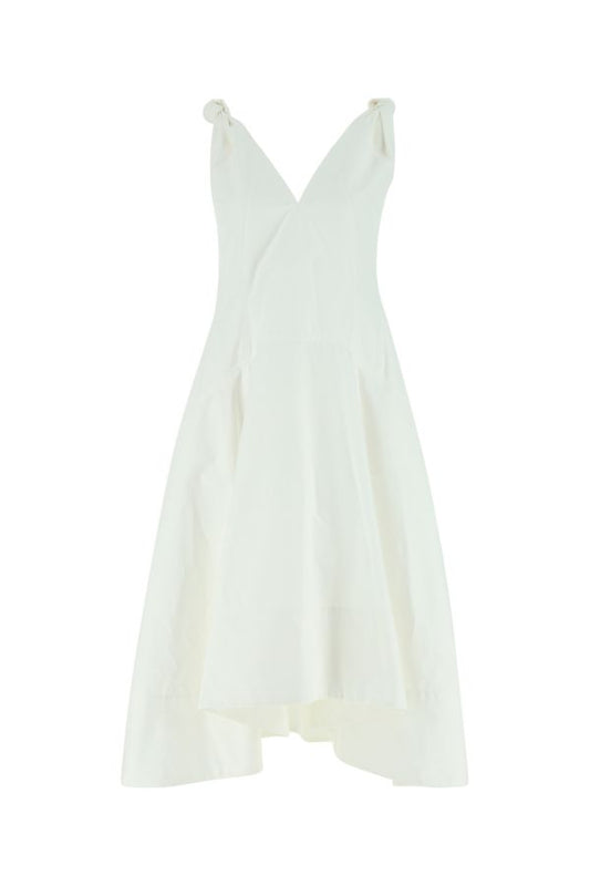 BOTTEGA VENETA | White cotton dress