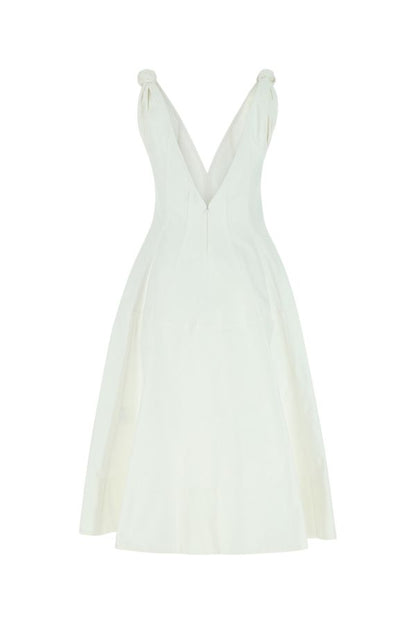 BOTTEGA VENETA | White cotton dress