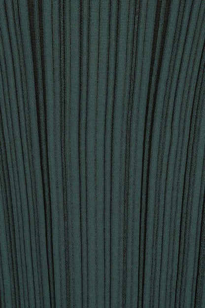 BOTTEGA VENETA | Bottle green polyester blend mini dress