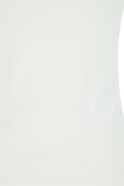 BOTTEGA VENETA | White stretch cotton tank top