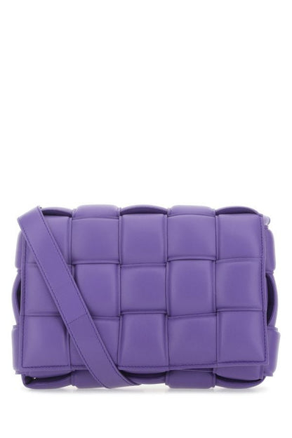 BOTTEGA VENETA | Purple nappa leather small Padded Cassette crossbody bag