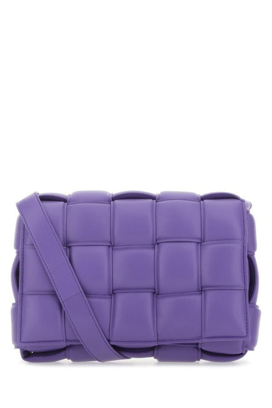 BOTTEGA VENETA | Purple nappa leather small Padded Cassette crossbody bag
