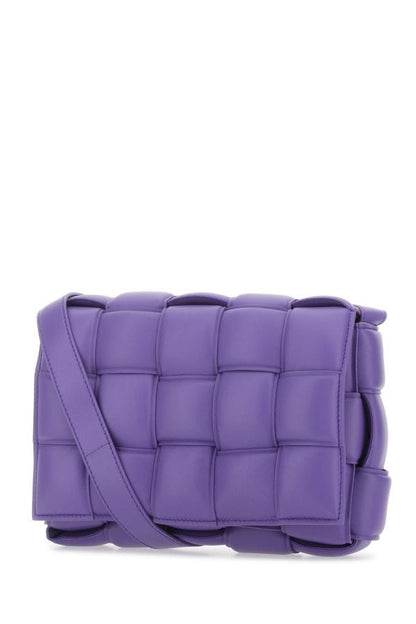BOTTEGA VENETA | Purple nappa leather small Padded Cassette crossbody bag