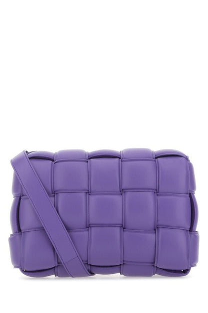 BOTTEGA VENETA | Purple nappa leather small Padded Cassette crossbody bag