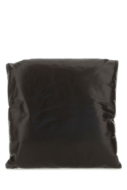 BOTTEGA VENETA | Dark brown leather Pillow clutch