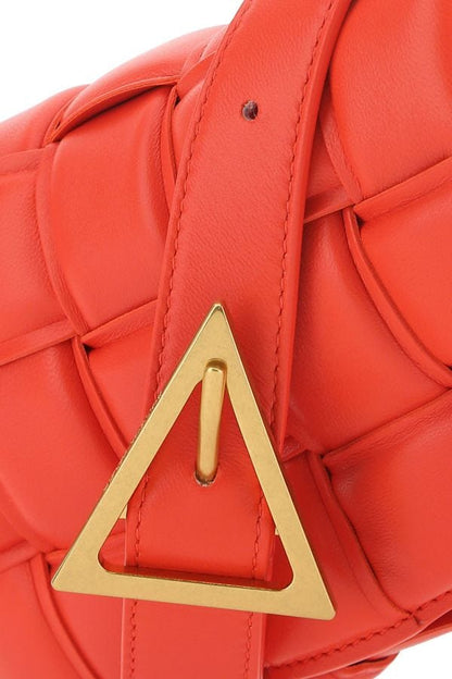 BOTTEGA VENETA | Coral nappa leather mini Padded Cassette crossbody bag
