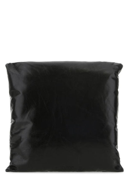 BOTTEGA VENETA | Black leather Pillow clutch