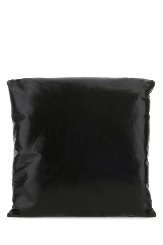 BOTTEGA VENETA | Black leather Pillow clutch
