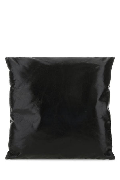 BOTTEGA VENETA | Black leather Pillow clutch