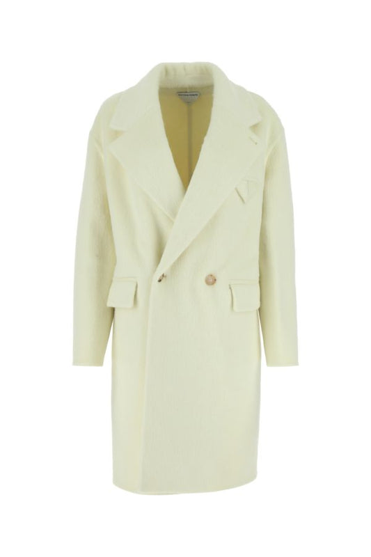 BOTTEGA VENETA | Ivory wool blend coat