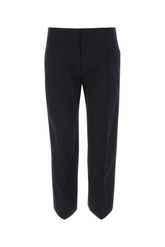 BOTTEGA VENETA | Midnight blue cotton cropped cut pant