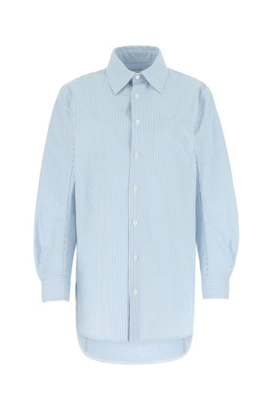 BOTTEGA VENETA | Embroidered cotton oversize shirt