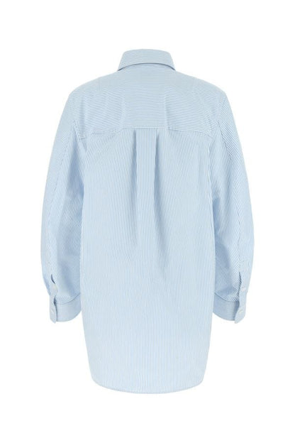 BOTTEGA VENETA | Embroidered cotton oversize shirt