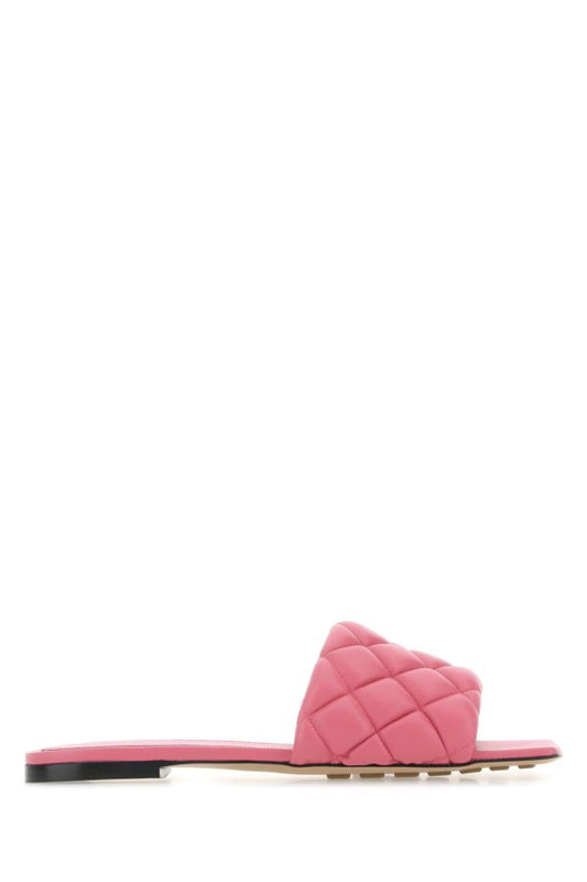 BOTTEGA VENETA | Pink nappa leather Padded slippers