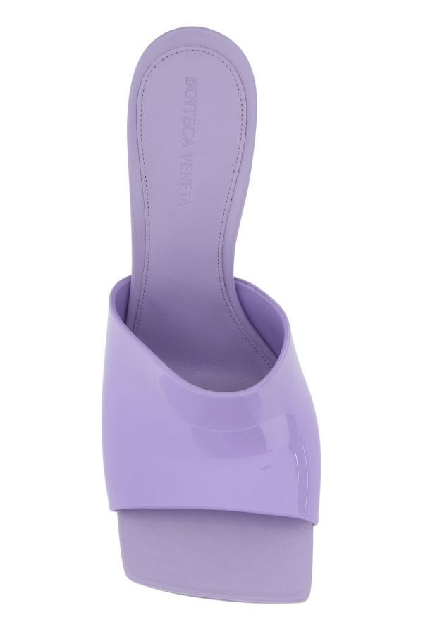 BOTTEGA VENETA | Lilac PVC Stretch mules