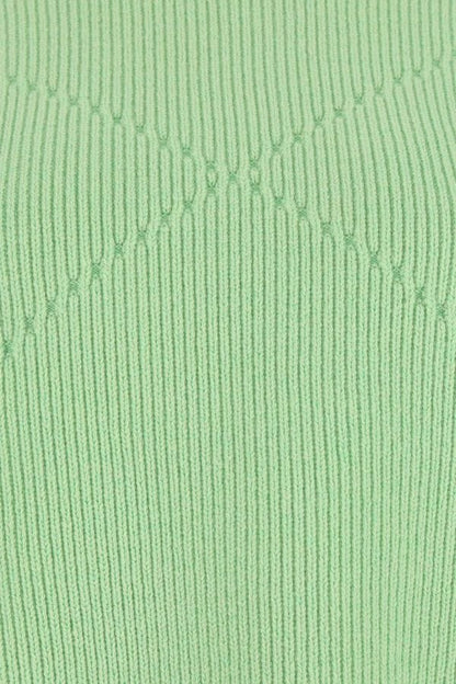 BOTTEGA VENETA | Pastel green stretch cashmere blend sweater