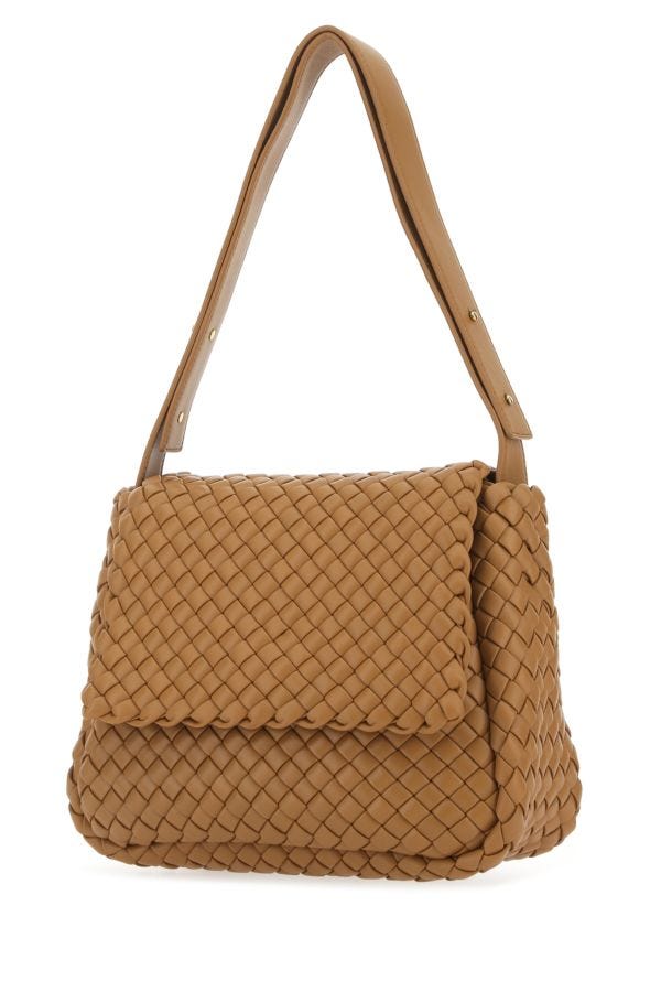 BOTTEGA VENETA | Camel leather Cobble shoulder bag