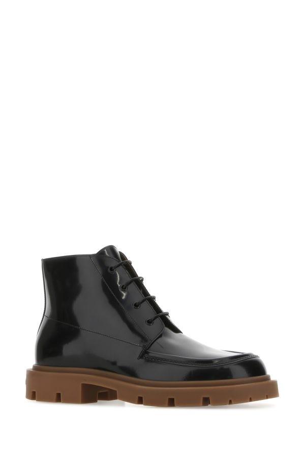 MAISON MARGIELA | Black leather ankle boots