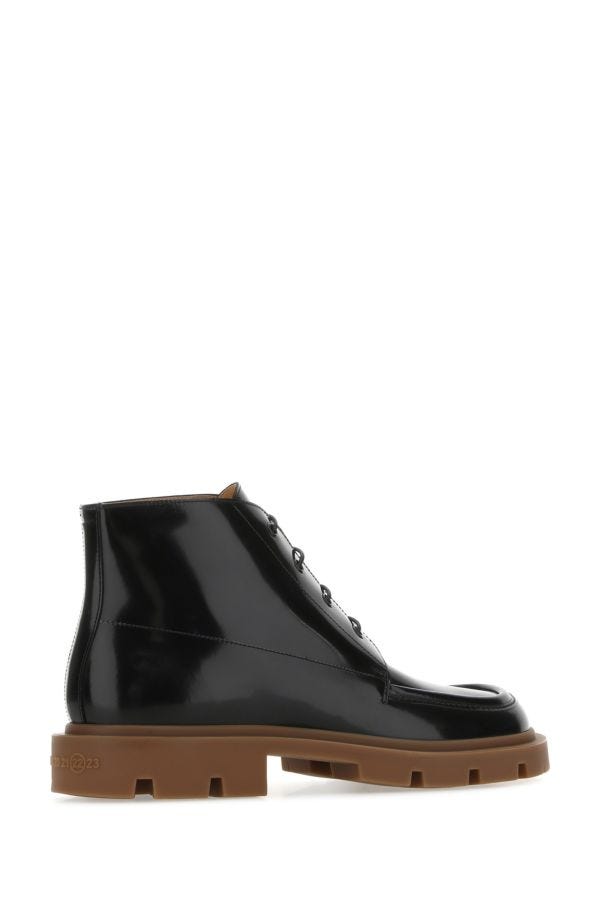 MAISON MARGIELA | Black leather ankle boots