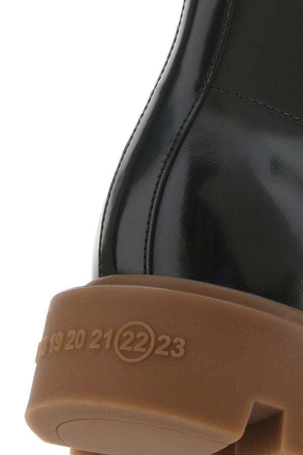 MAISON MARGIELA | Black leather ankle boots