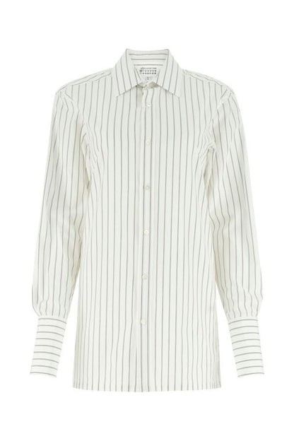 MAISON MARGIELA | Embroidered poplin shirt