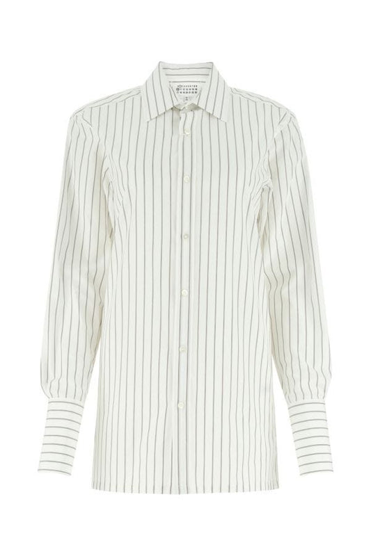 MAISON MARGIELA | Embroidered poplin shirt