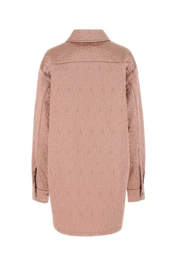 MAISON MARGIELA | Antiqued pink satin oversize shirt
