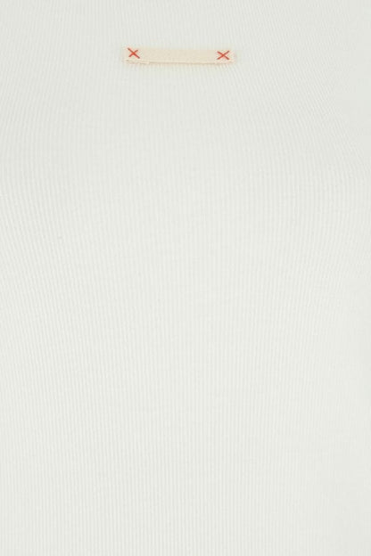 MAISON MARGIELA | White cotton blend t-shirt