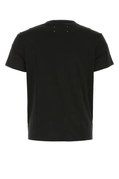 MAISON MARGIELA | 黒のコットン T シャツ