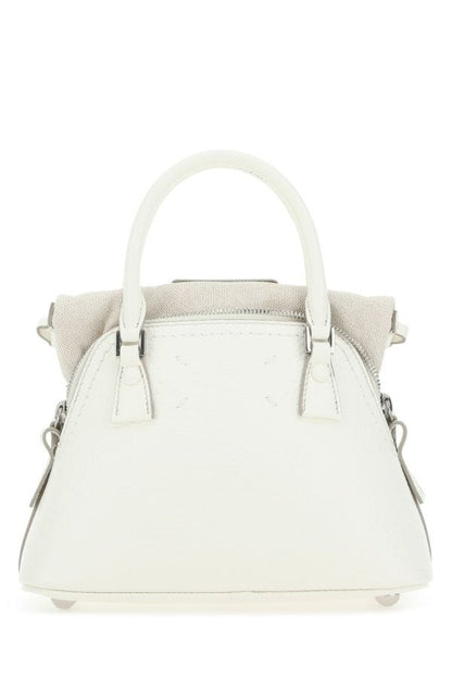 MAISON MARGIELA | Ivory leather micro 5AC handbag
