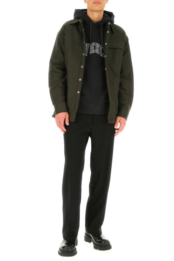 GIVENCHY | Army green wool blend jacket
