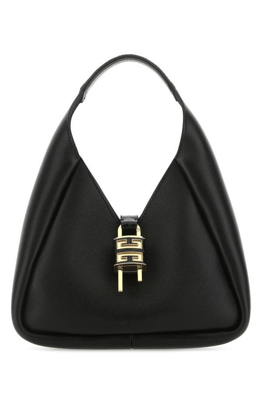 GIVENCHY | Black leather G-Hobo handbag