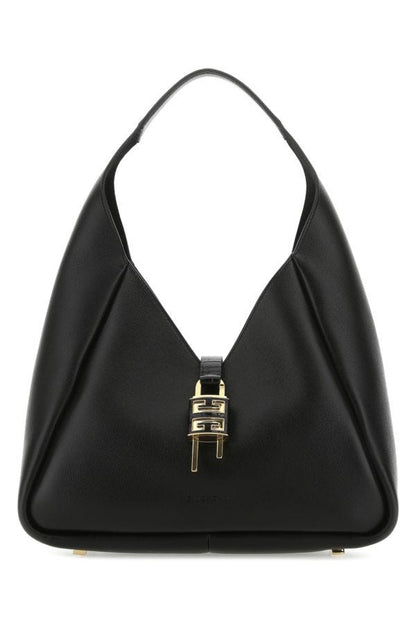 GIVENCHY | Black leather medium G-Hobo handbag