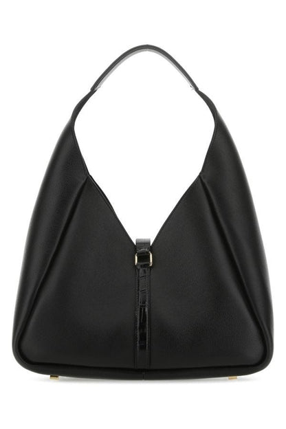 GIVENCHY | Black leather medium G-Hobo handbag