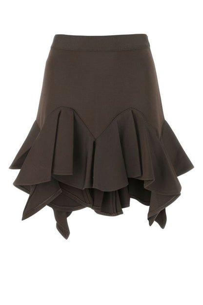 GIVENCHY | Brown viscose skirt