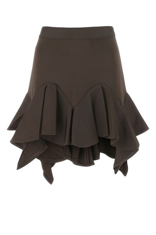 GIVENCHY | Brown viscose skirt