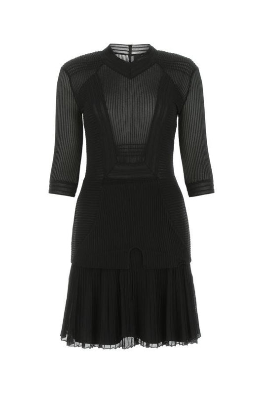 GIVENCHY | Black stretch viscose blend mini dress