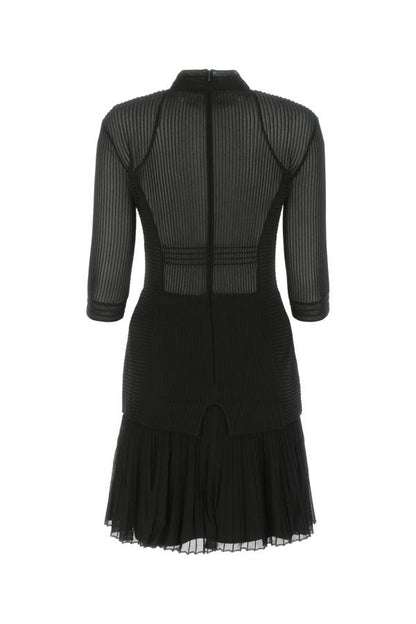 GIVENCHY | Black stretch viscose blend mini dress