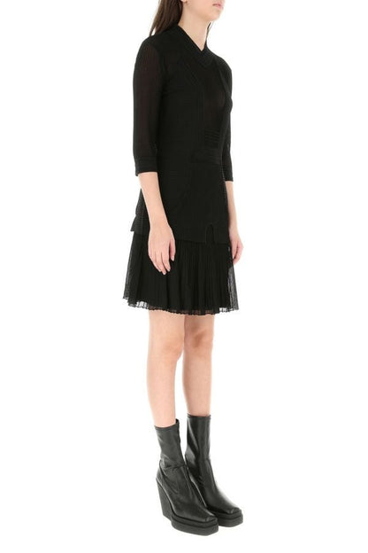 GIVENCHY | Black stretch viscose blend mini dress