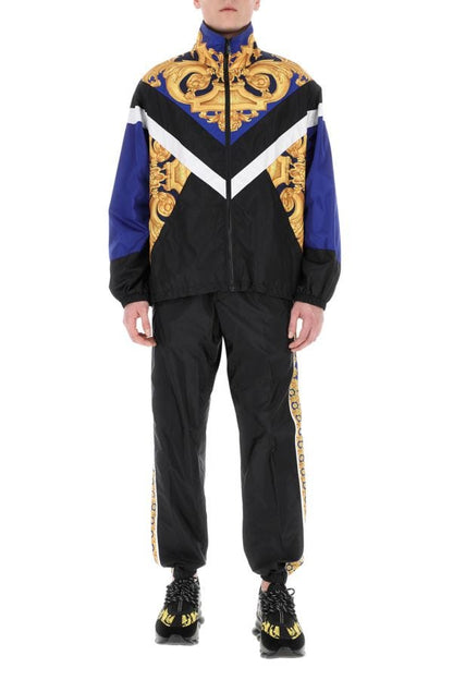 VERSACE | Multicolor nylon windbreaker