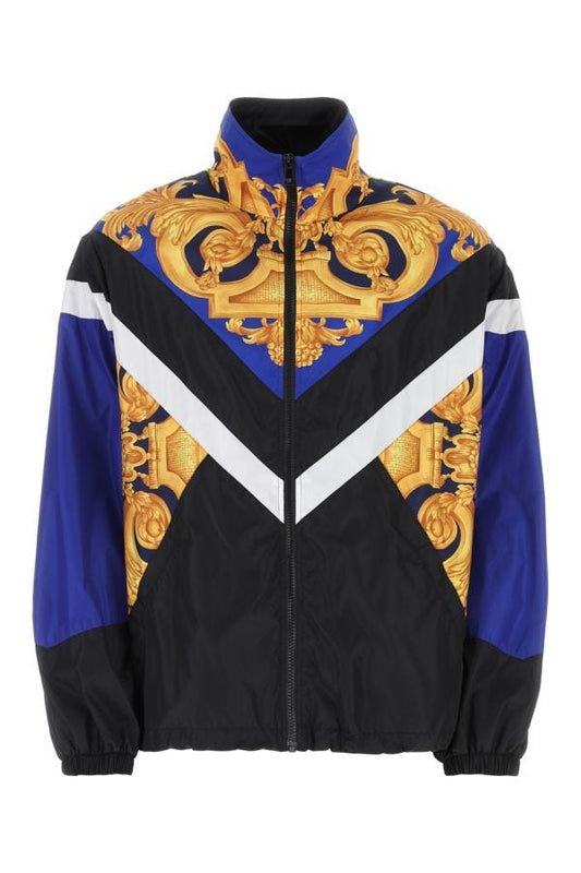 VERSACE | Multicolor nylon windbreaker
