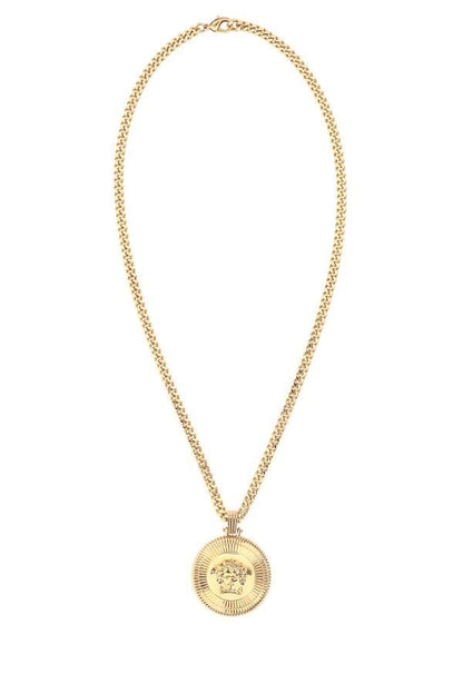 VERSACE | Gold metal Medusa Biggie necklace