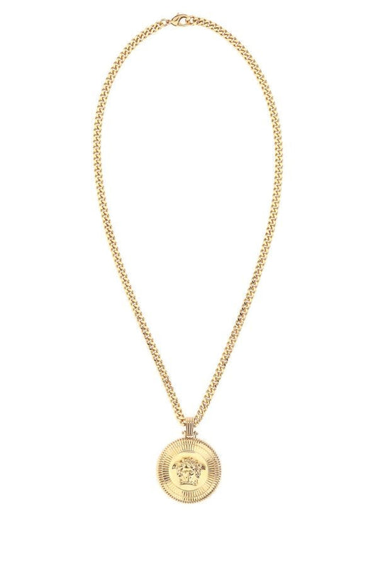 VERSACE | Gold metal Medusa Biggie necklace