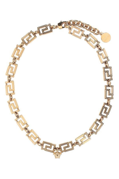 VERSACE | Gold metal Greca necklace