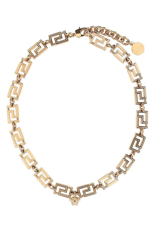 VERSACE | Gold metal Greca necklace