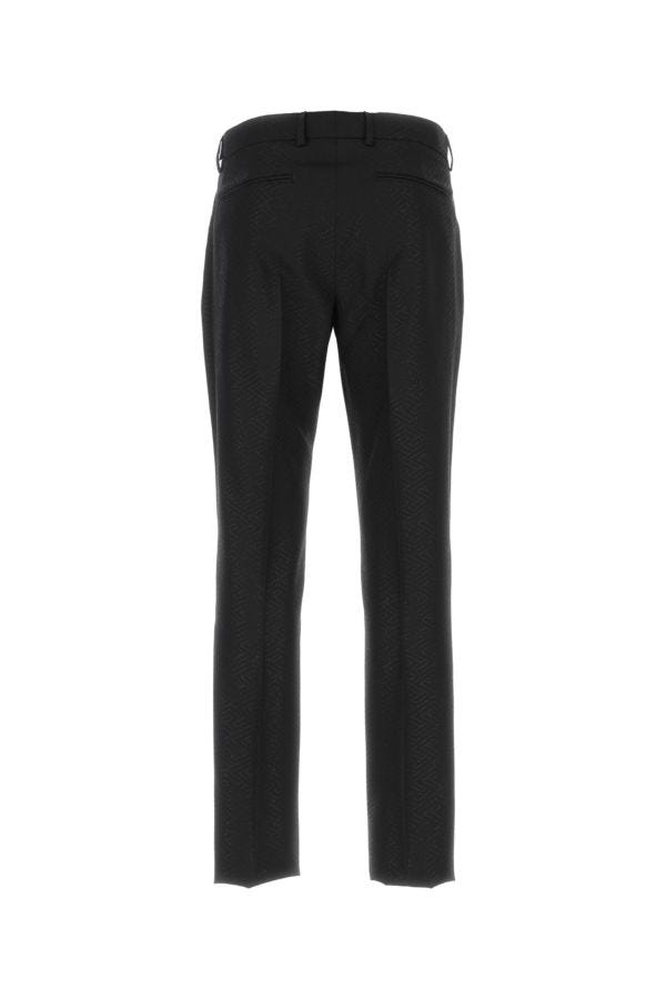 VERSACE | Black wool blend pant